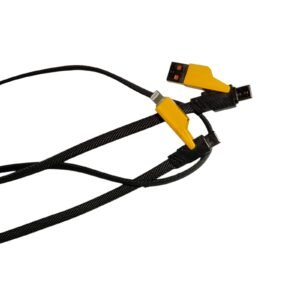 3-in-1 Fast Charging Cable – Type-C, iPhone & Micro USB