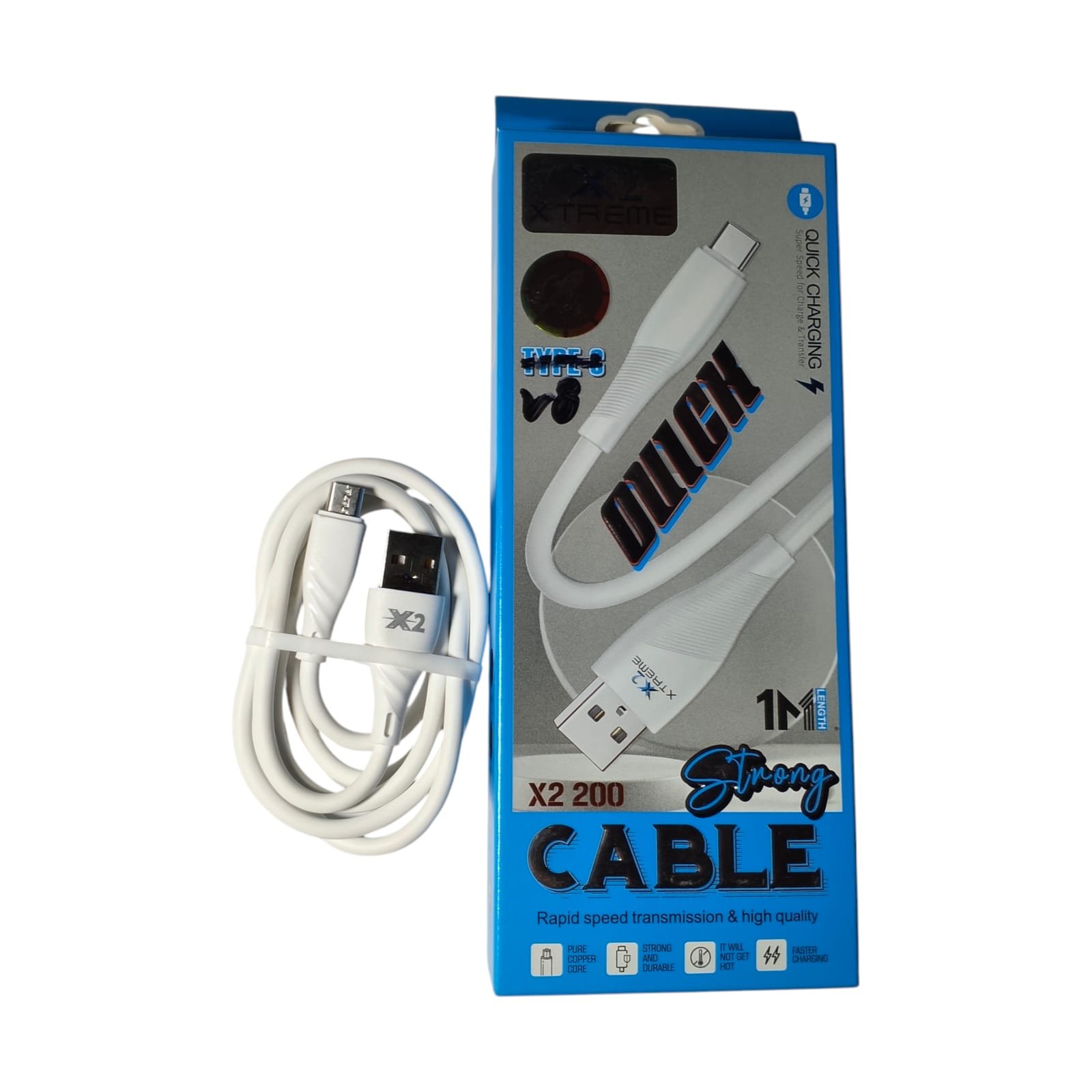 X2-200 Strong Type-C Fast Charging Cable